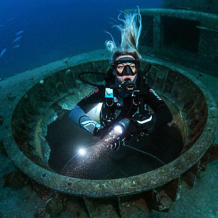 Mares Tauchlampe