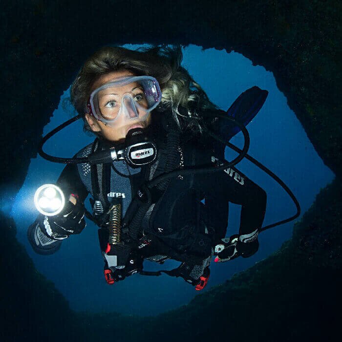 Mares Tauchlampe