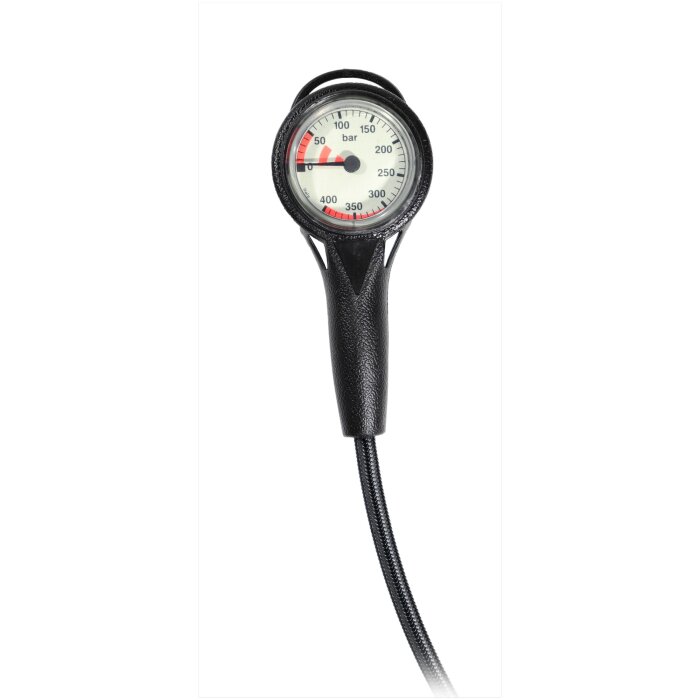 Manometer „Slim Line“ 400 bar mit Miflex Carbon 80cm HP