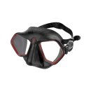 Seac Schnorchelmaske Raptor  schwarz/rot